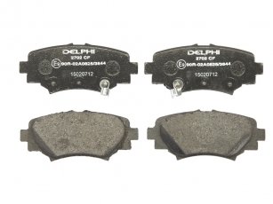 Купить LP2702 DELPHI Тормозные колодки задние Mazda 3 BM (1.5, 2.0, 2.2 D) 