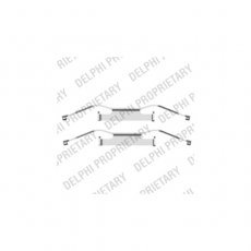 Купить LX0439 DELPHI Ремкомплект тормозных колодок Транспортер (Т4, Т5)