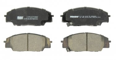 Гальмівна колодка FDB1444 FERODO – передні с звуковым предупреждением износа фото 1