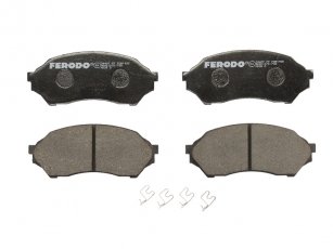 Купить FDB1455 FERODO Тормозные колодки передние Мазда 323 БJ (1.3, 1.5, 1.6) с звуковым предупреждением износа