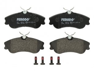 Купить FDB1477 FERODO Тормозные колодки передние Peugeot 206 (1.6, 2.0) без датчика износа