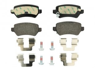 Купить FDB1521 FERODO Тормозные колодки задние Zafira (A, B, C) с звуковым предупреждением износа