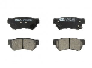 Купить FDB1606 FERODO Тормозные колодки задние Getz (1.1, 1.4, 1.5, 1.6) с звуковым предупреждением износа