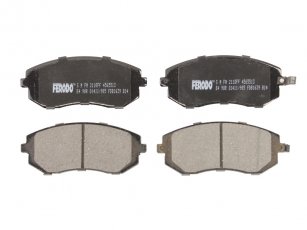 Купить FDB1639 FERODO Тормозные колодки передние Impreza (1.5, 1.6, 2.0, 2.2, 2.5) с звуковым предупреждением износа