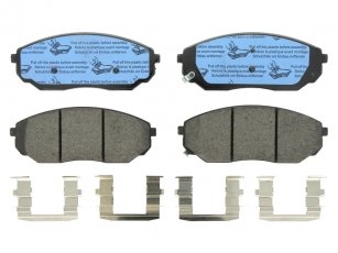 Купить FDB1735 FERODO Тормозные колодки передние Соренто (2.4, 2.5, 3.3, 3.5) с звуковым предупреждением износа
