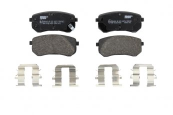 Купити FDB1902 FERODO Гальмівні колодки задні Hyundai i10 (1.0, 1.1, 1.2) с звуковым предупреждением износа