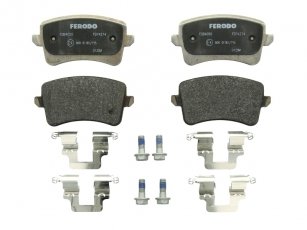 Купити FDB4050 FERODO Гальмівні колодки задні Ауді Ку5 (2.0, 3.0, 3.2) без датчика зносу