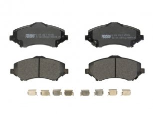 Купить FDB4074 FERODO Тормозные колодки передние Wrangler (2.8, 3.6, 3.8) с звуковым предупреждением износа