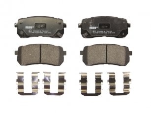 Купити FDB4114 FERODO Гальмівні колодки задні ix55 (3.0 V6 CRDi 4WD, 3.8 V6 4WD) с звуковым предупреждением износа
