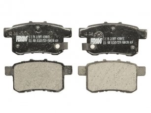 Купити FDB4198 FERODO Гальмівні колодки задні Аккорд (2.0 i, 2.2 i-DTEC, 2.4 i) с звуковым предупреждением износа