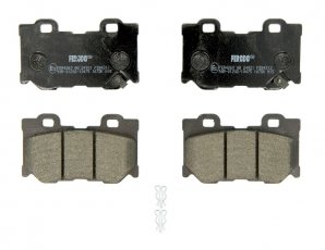 Купить FDB4312 FERODO Тормозные колодки задние Infiniti FX (30d AWD, 37 AWD, 50 AWD) с звуковым предупреждением износа