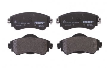 Купить FDB4336 FERODO Тормозные колодки передние Ситроен С4 (1.2, 1.4, 1.6) с звуковым предупреждением износа