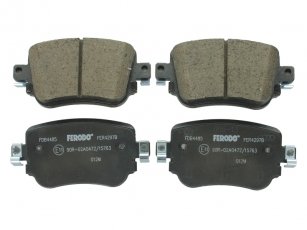 Купити FDB4485 FERODO Гальмівні колодки задні Caddy 2.0 TDI с звуковым предупреждением износа