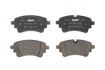 Купить FDB4617 FERODO Тормозные колодки задние Audi A4 B9 (1.4, 2.0, 3.0) подготовлено для датчика износа колодок