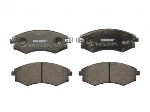 Купить FDB600 FERODO Тормозные колодки передние Карандо (2.3, 2.9, 3.2) с звуковым предупреждением износа