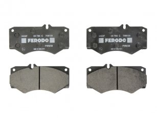 Тормозная колодка FVR239 FERODO – передние подготовлено для датчика износа колодок фото 1