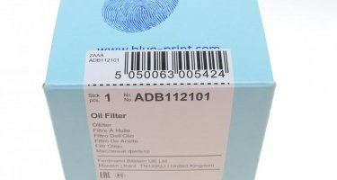 Масляний фільтр ADB112101 BLUE PRINT – (фильтр-патрон) фото 7