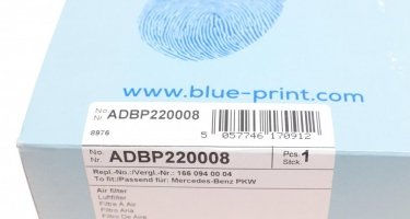 Повітряний фільтр ADBP220008 BLUE PRINT –  фото 5