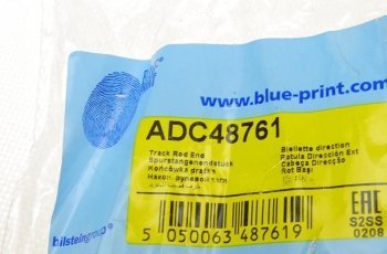 Рулевой наконечник ADC48761 BLUE PRINT фото 6