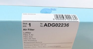 Воздушный фильтр ADG02236 BLUE PRINT –  фото 4