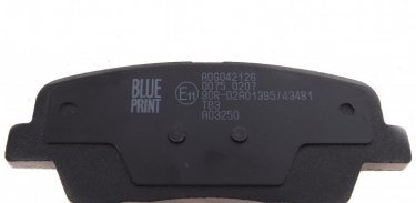 Гальмівна колодка ADG042126 BLUE PRINT – задні  фото 3
