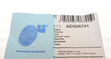 Прокладка клапанної кришки ADG06701 BLUE PRINT фото 4