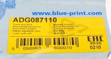 Рулевой наконечник ADG087110 BLUE PRINT фото 6