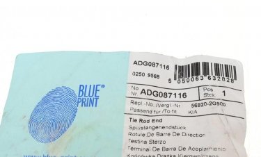 Рулевой наконечник ADG087116 BLUE PRINT фото 6