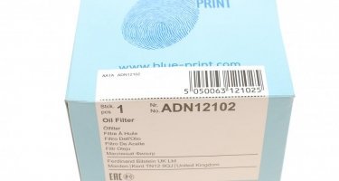 Масляний фільтр ADN12102 BLUE PRINT – (накручуваний) фото 5