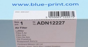 Воздушный фильтр ADN12227 BLUE PRINT –  фото 5