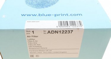 Повітряний фільтр ADN12237 BLUE PRINT –  фото 6