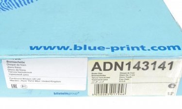 Гальмівний диск ADN143141 BLUE PRINT фото 5