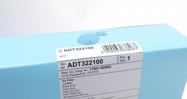 Воздушный фильтр ADT322100 BLUE PRINT –  фото 4