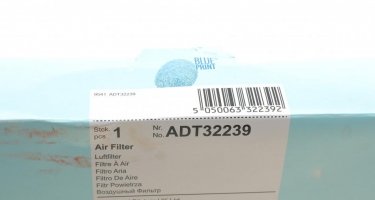 Воздушный фильтр ADT32239 BLUE PRINT –  фото 5