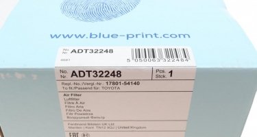 Воздушный фильтр ADT32248 BLUE PRINT –  фото 5