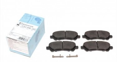 Купить ADT342210 BLUE PRINT Тормозные колодки задние Хайлендер (2.7 VVTi, 3.5, 3.5 4WD) с звуковым предупреждением износа