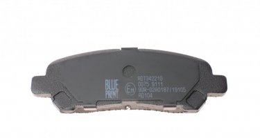 Гальмівна колодка ADT342210 BLUE PRINT – задні с звуковым предупреждением износа фото 3