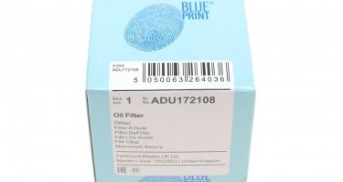 Масляный фильтр ADU172108 BLUE PRINT фото 6