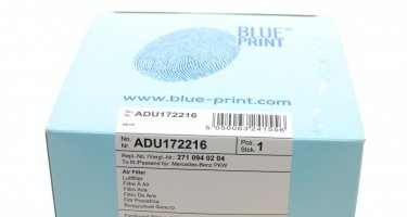 Воздушный фильтр ADU172216 BLUE PRINT –  фото 6