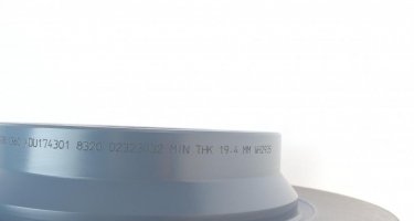 Гальмівний диск ADU174301 BLUE PRINT фото 3