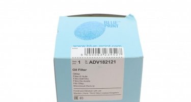 Масляный фильтр ADV182121 BLUE PRINT – (фильтр-патрон) фото 7