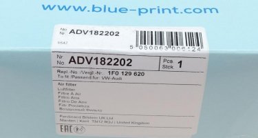 Повітряний фільтр ADV182202 BLUE PRINT –  фото 5