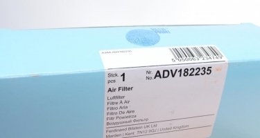 Воздушный фильтр ADV182235 BLUE PRINT –  фото 3
