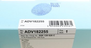 Воздушный фильтр ADV182255 BLUE PRINT –  фото 6