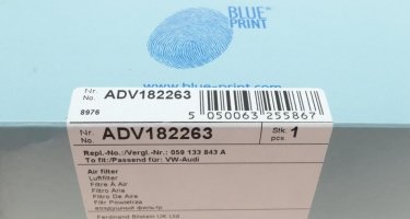Воздушный фильтр ADV182263 BLUE PRINT –  фото 5