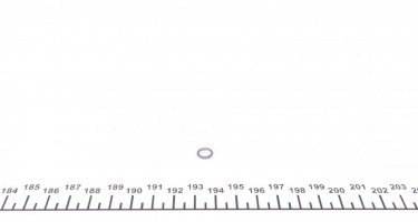 Ущільнювальне кільце, клапанна форсунка F 00R 0P0 004 BOSCH –  фото 1