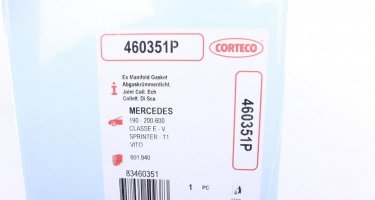 Прокладка выпускного коллектора 460351P CORTECO фото 2