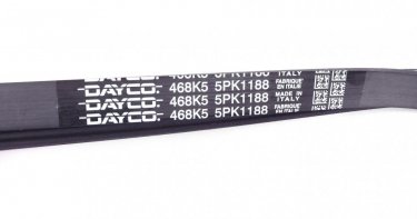 Ремінь приводний 5PK1188 DAYCO – (5 ребер)Довжина: 1188 мм фото 3