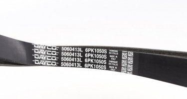 Ремінь приводний 6PK1050S DAYCO – (6 ребер)Довжина: 1050 мм фото 2