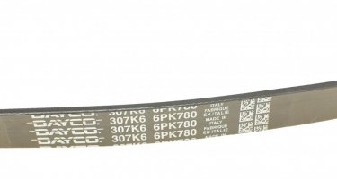 Ремінь приводний 6PK780 DAYCO – (6 ребер)Довжина: 780 мм фото 4